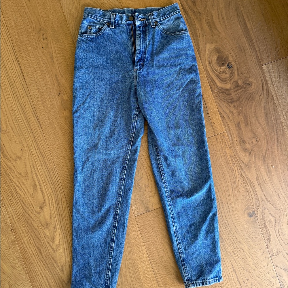 Vintage L.L.Bean Women’s Jeans • Double L Natural Fit Classic Blue Denim
